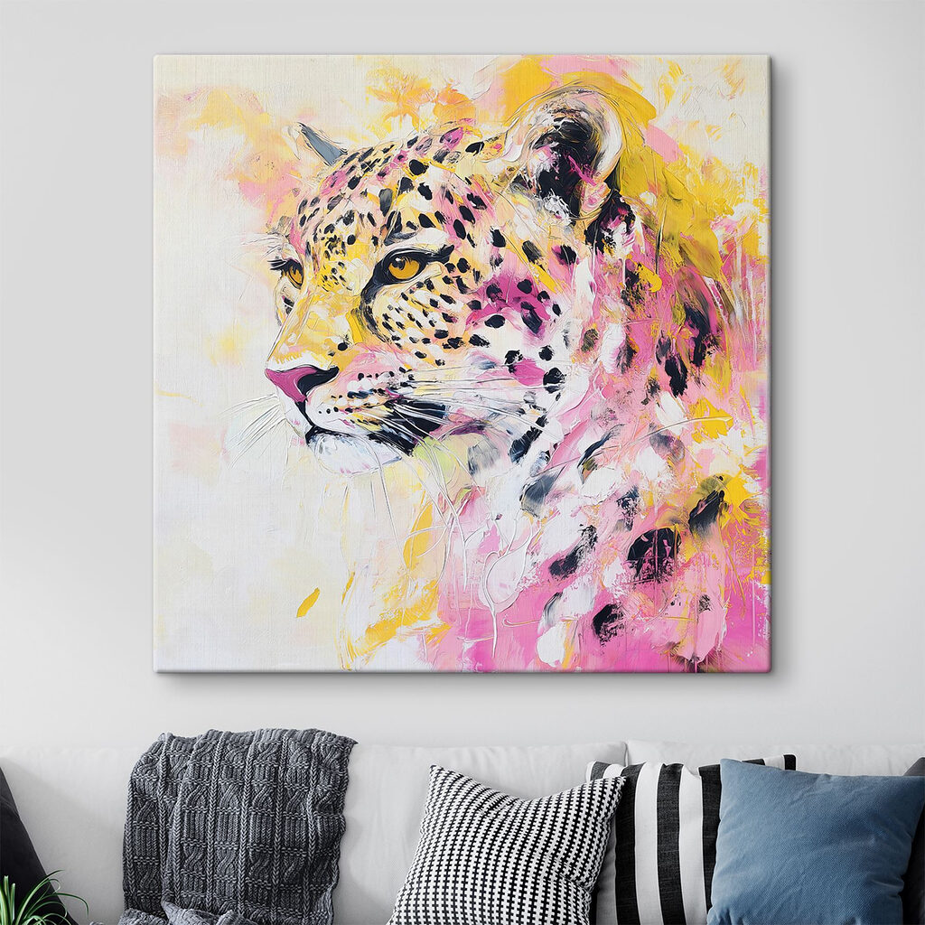 Painting of a cheetah Painting of a cheetah