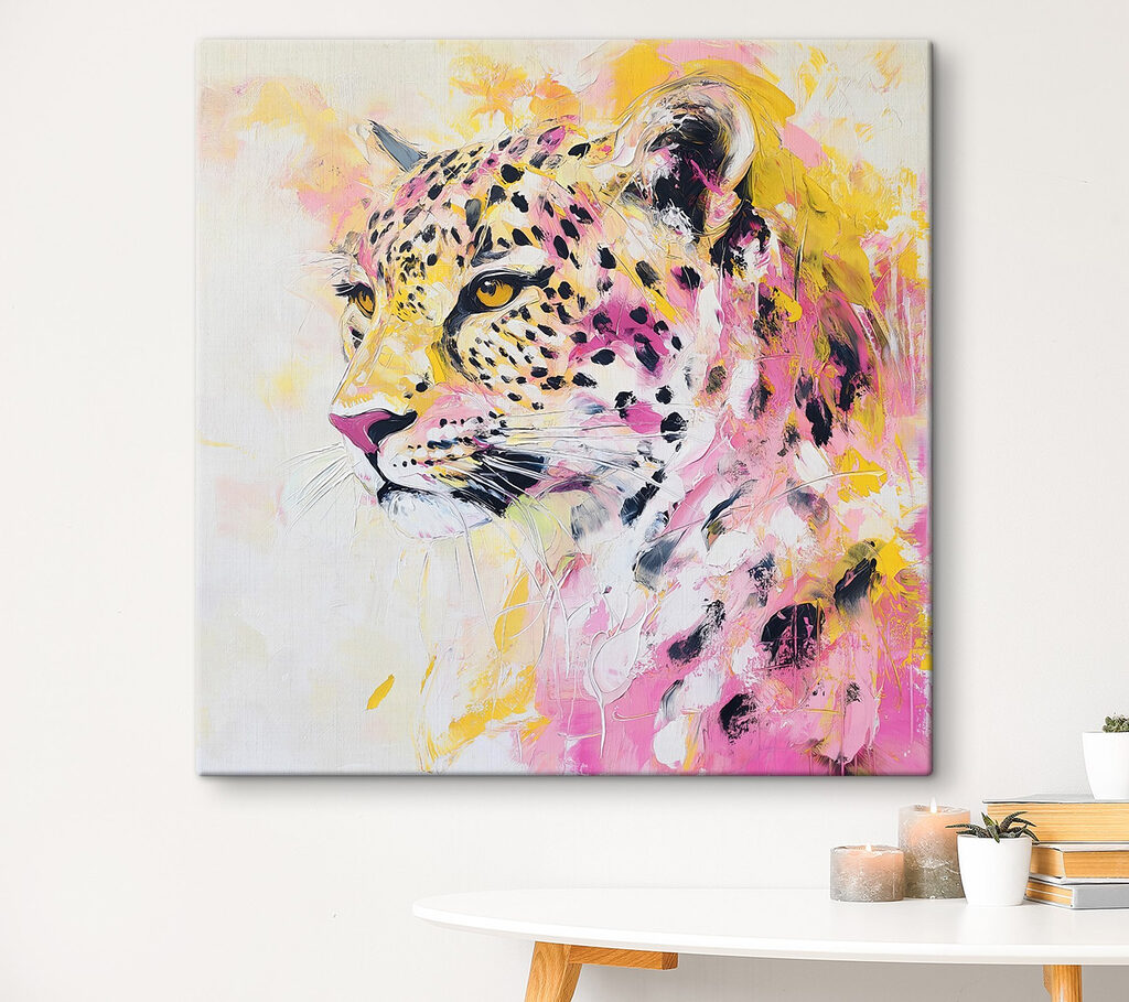 Painting of a cheetah Painting of a cheetah