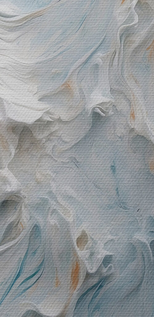 White and blue textured surface