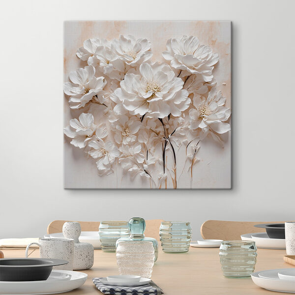 Group of white flowers