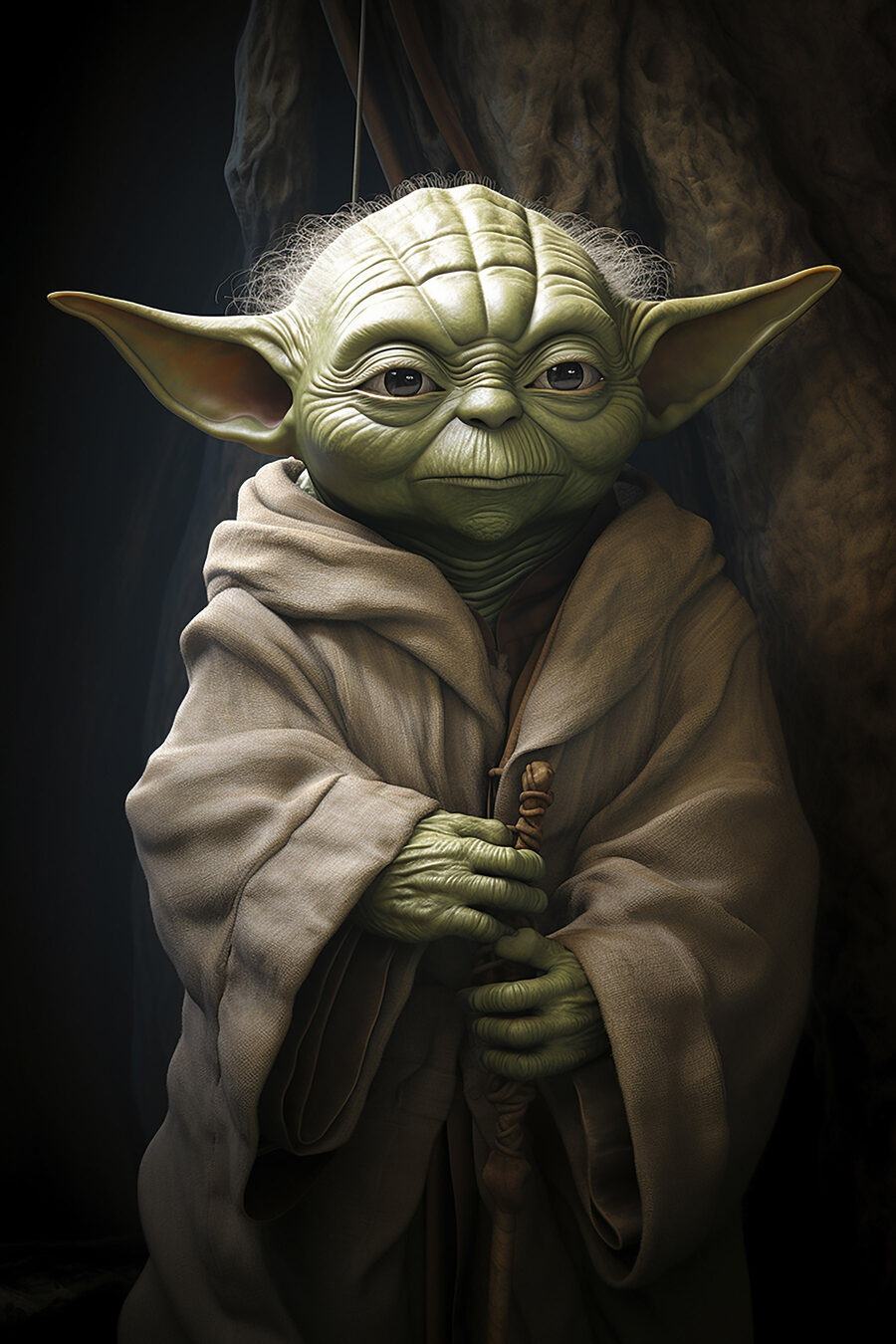 Zelená postava v rúchu