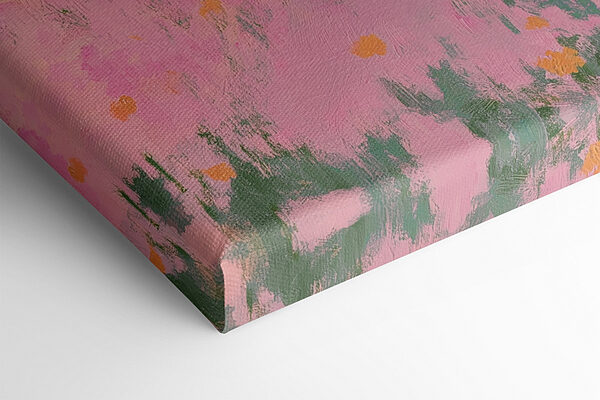 Person standing in a field of flowers