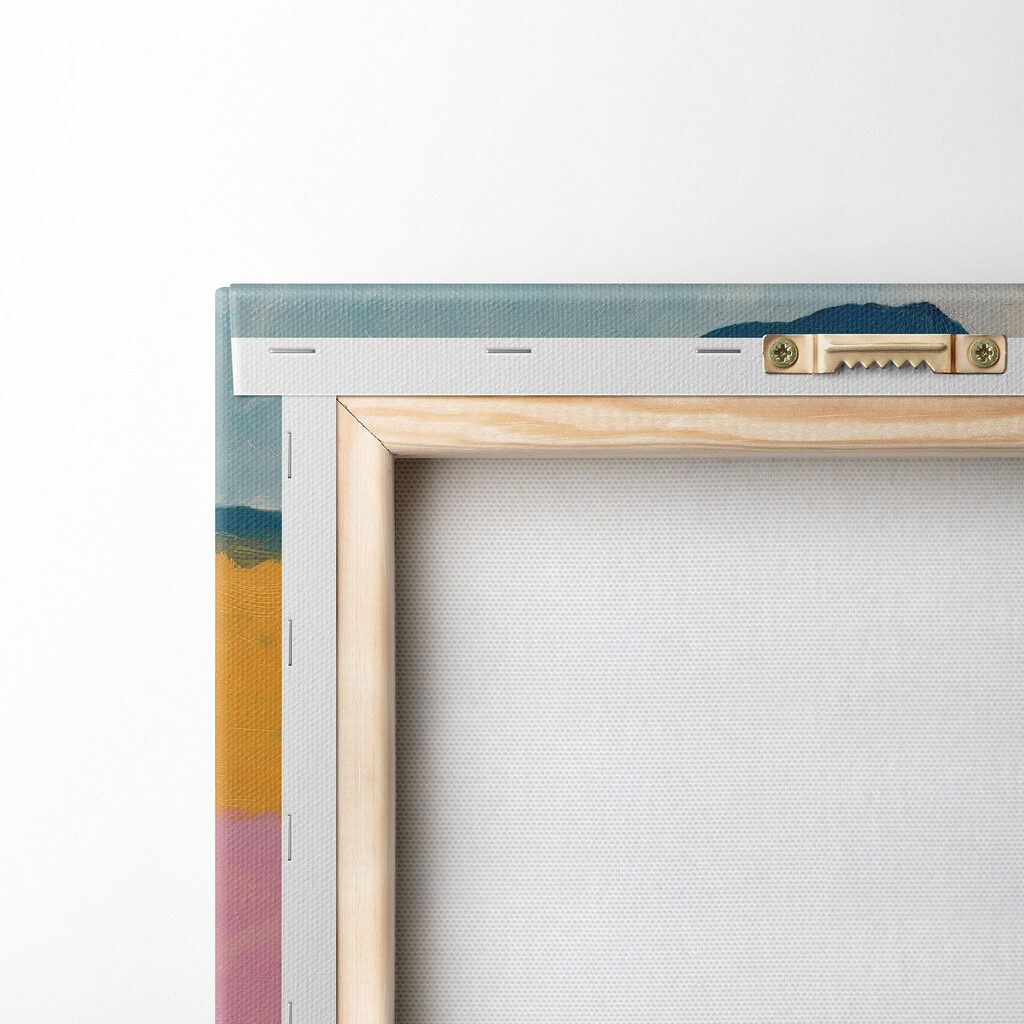 Person standing in a field of flowers