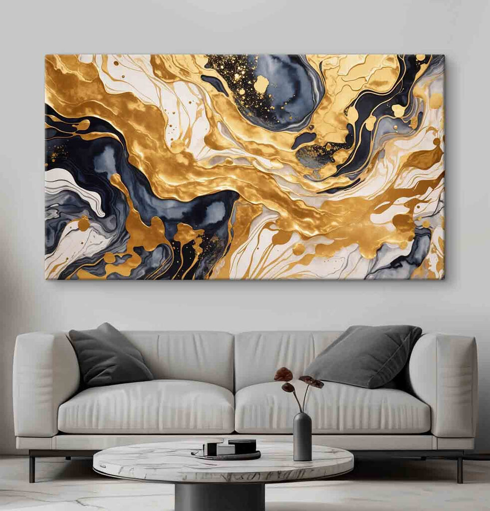 Abstract swirls of color and pattern