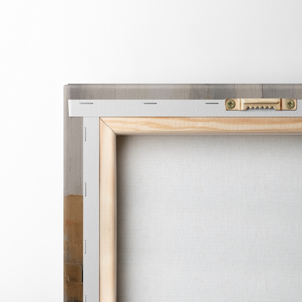 Abstract Brushstrokes in Monochrome Hues