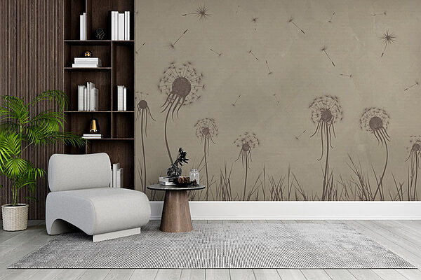 Dandelion seeds flying in the sky Dandelion seeds flying in the sky