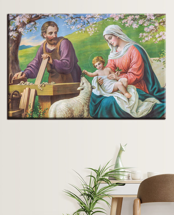 Obraz muža a ženy držiacich dieťa Obraz muža a ženy držiacich dieťa