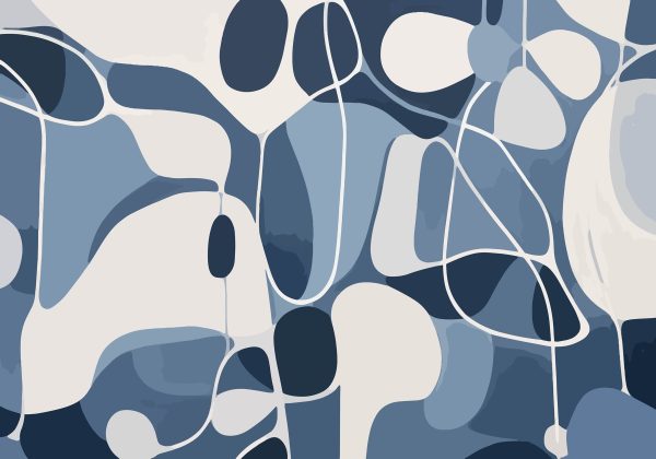 Blue and white pattern Blue and white pattern