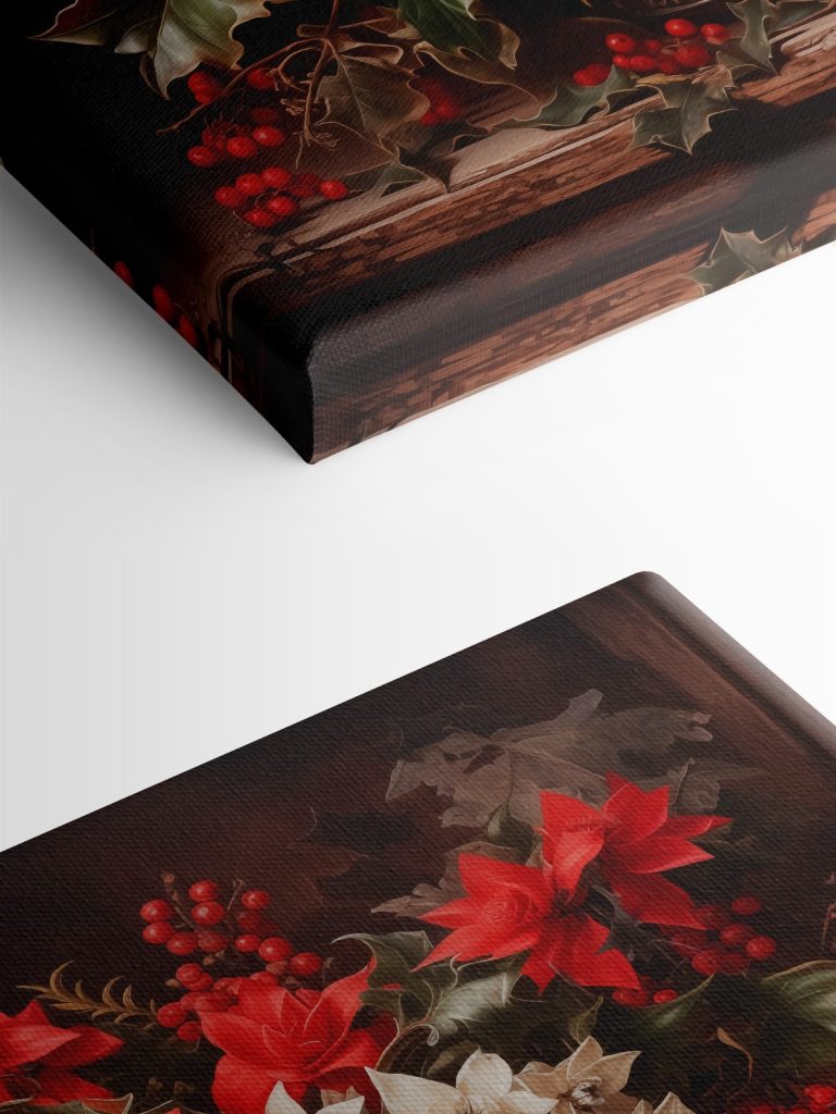 Painting of flowers and berries Painting of flowers and berries