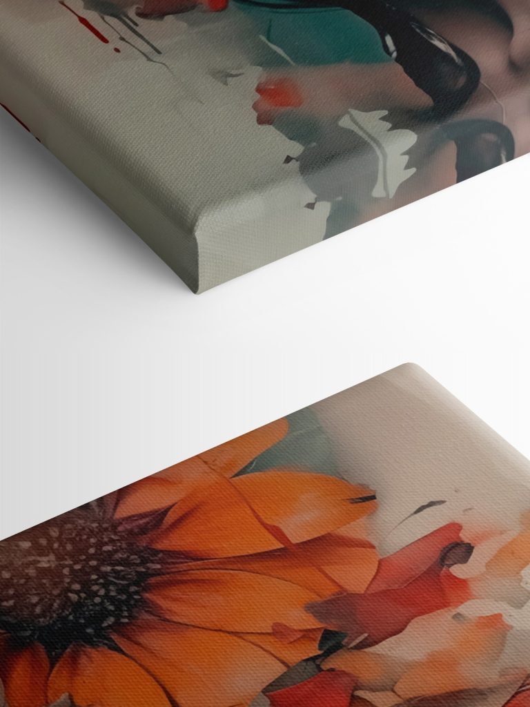 Woman with flowers in her hair