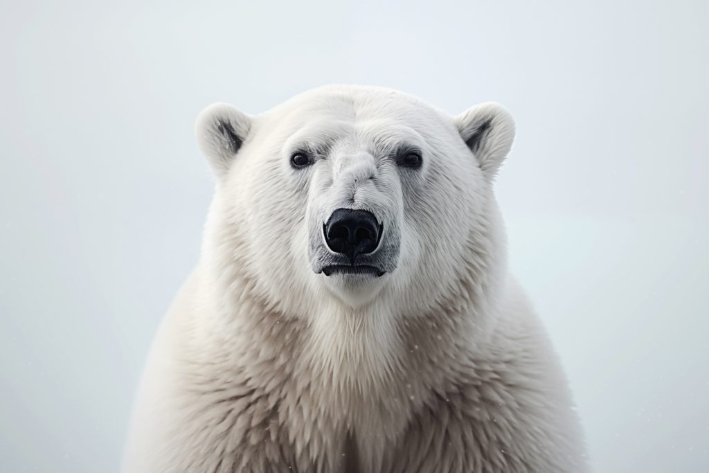 Polar bear looking at the camera