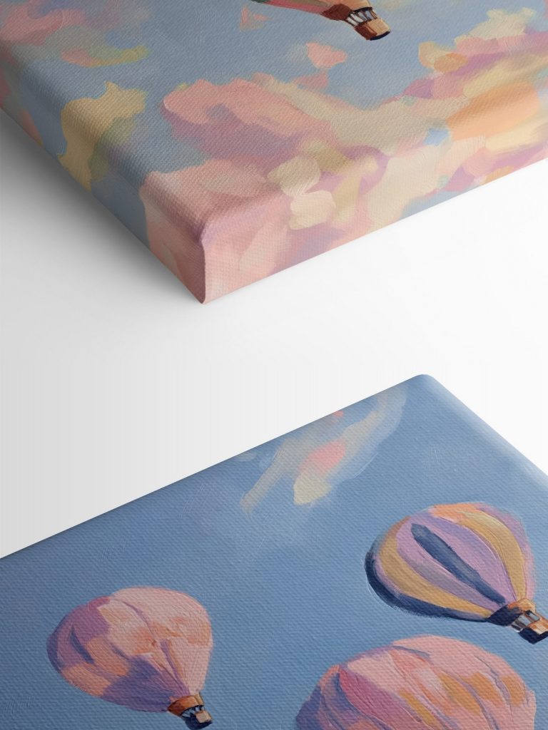 Group of hot air balloons in the sky Group of hot air balloons in the sky