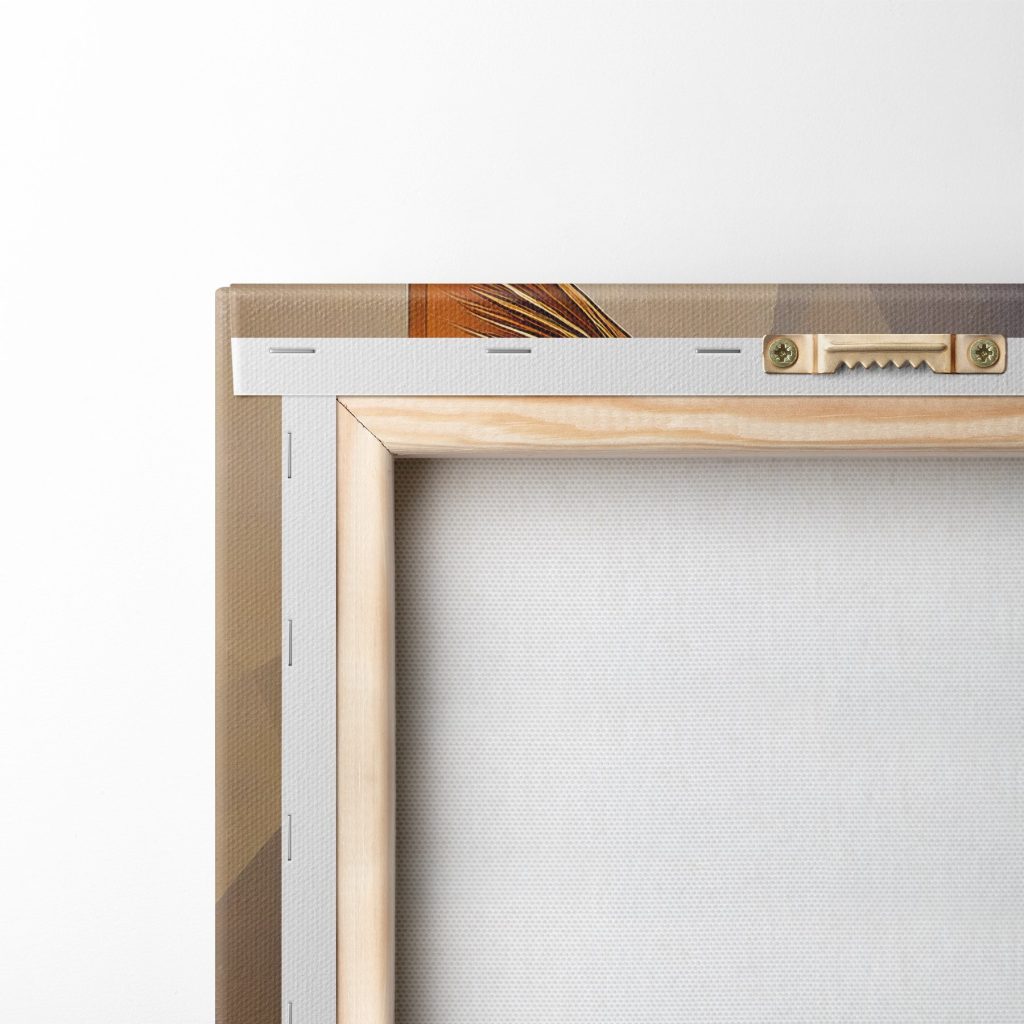 Cat with a low poly design