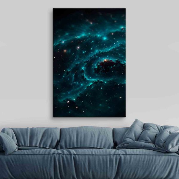 Galaxia vo vesmíre s hviezdami Galaxia vo vesmíre s hviezdami
