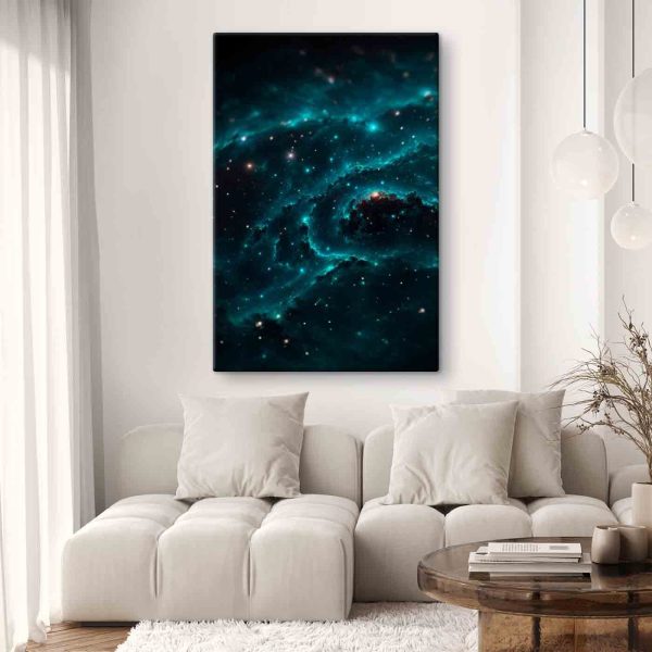 Galaxia vo vesmíre s hviezdami Galaxia vo vesmíre s hviezdami