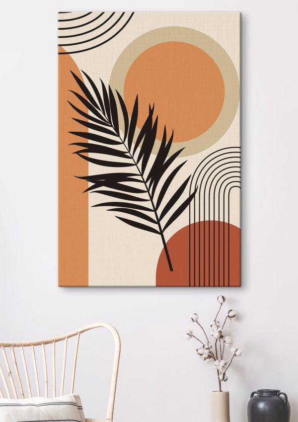 List s dúhou a kruhmi Obraz List s dúhou a kruhmi