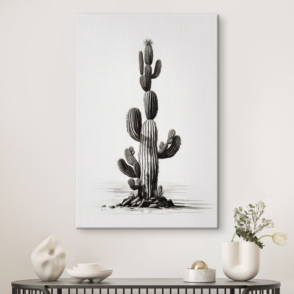 Cactus with a white background