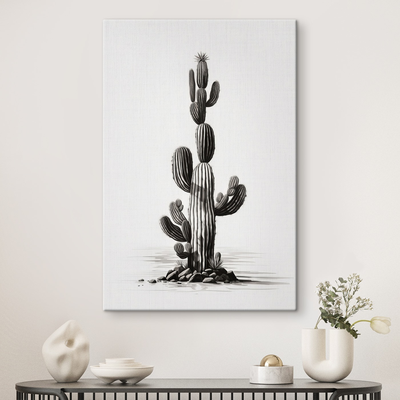 Cactus with a white background