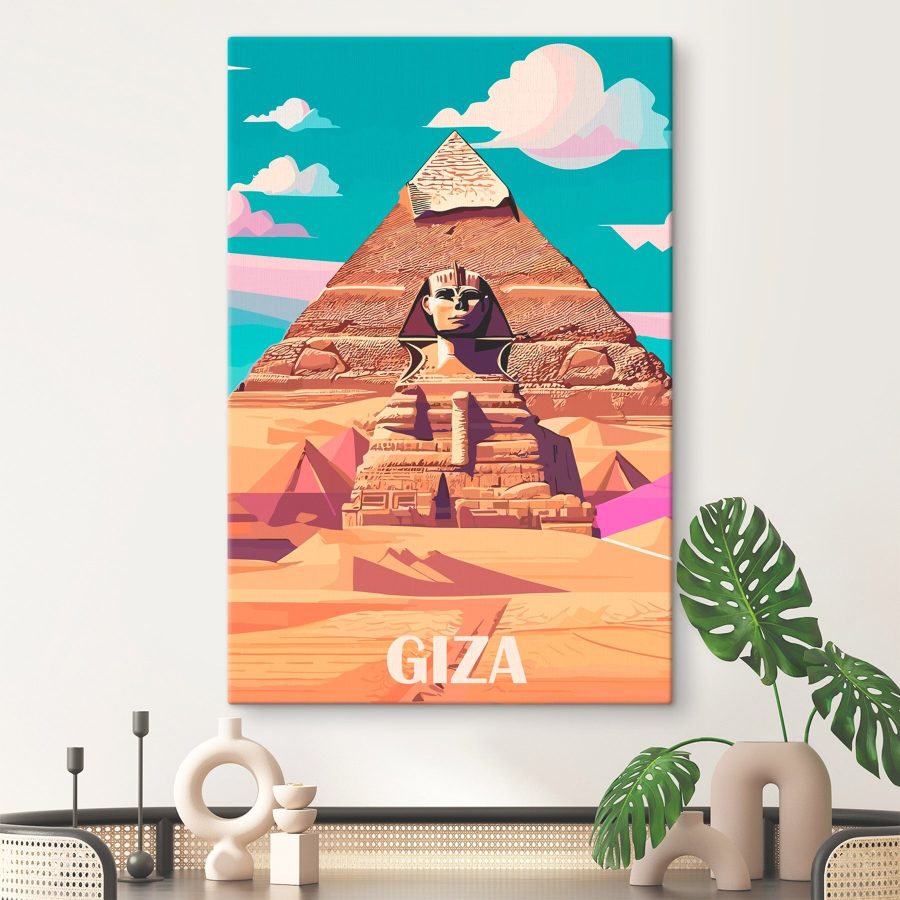 Pyramída so sochou ženy