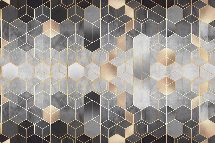 Geometrické vzory v neutrálnych tónoch