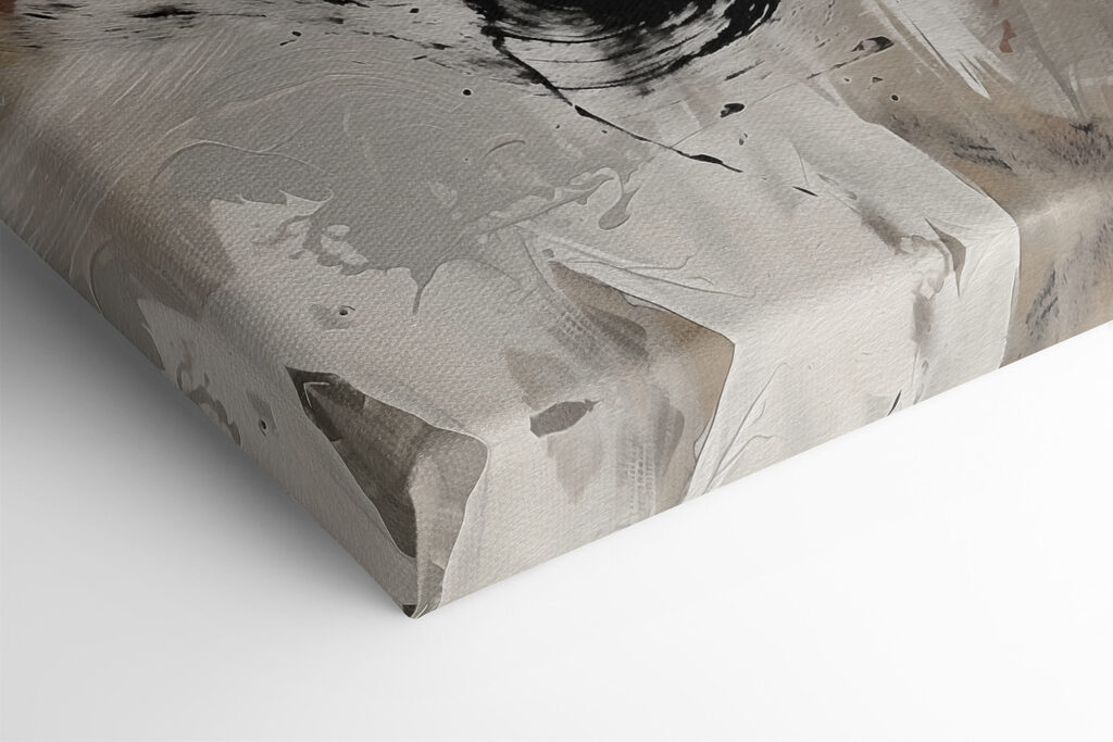 Painting of a white crane Painting of a white crane