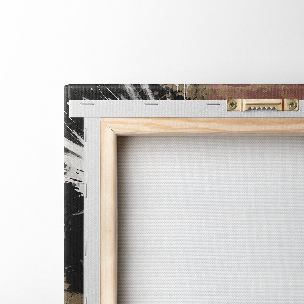 Painting of a white crane Painting of a white crane