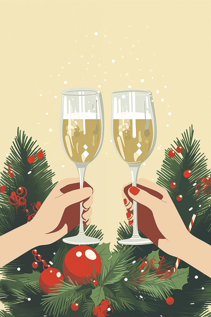 Pair of hands holding wine glasses Pair of hands holding wine glasses