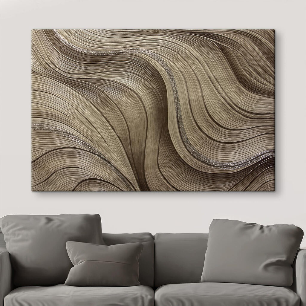 Subtle swirls of textured elegance