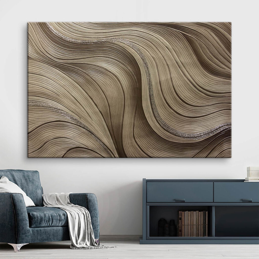 Subtle swirls of textured elegance