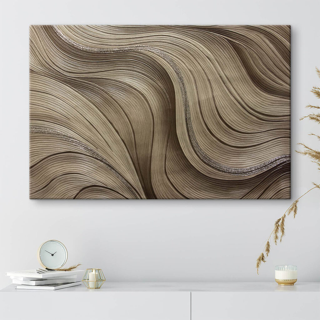 Subtle swirls of textured elegance
