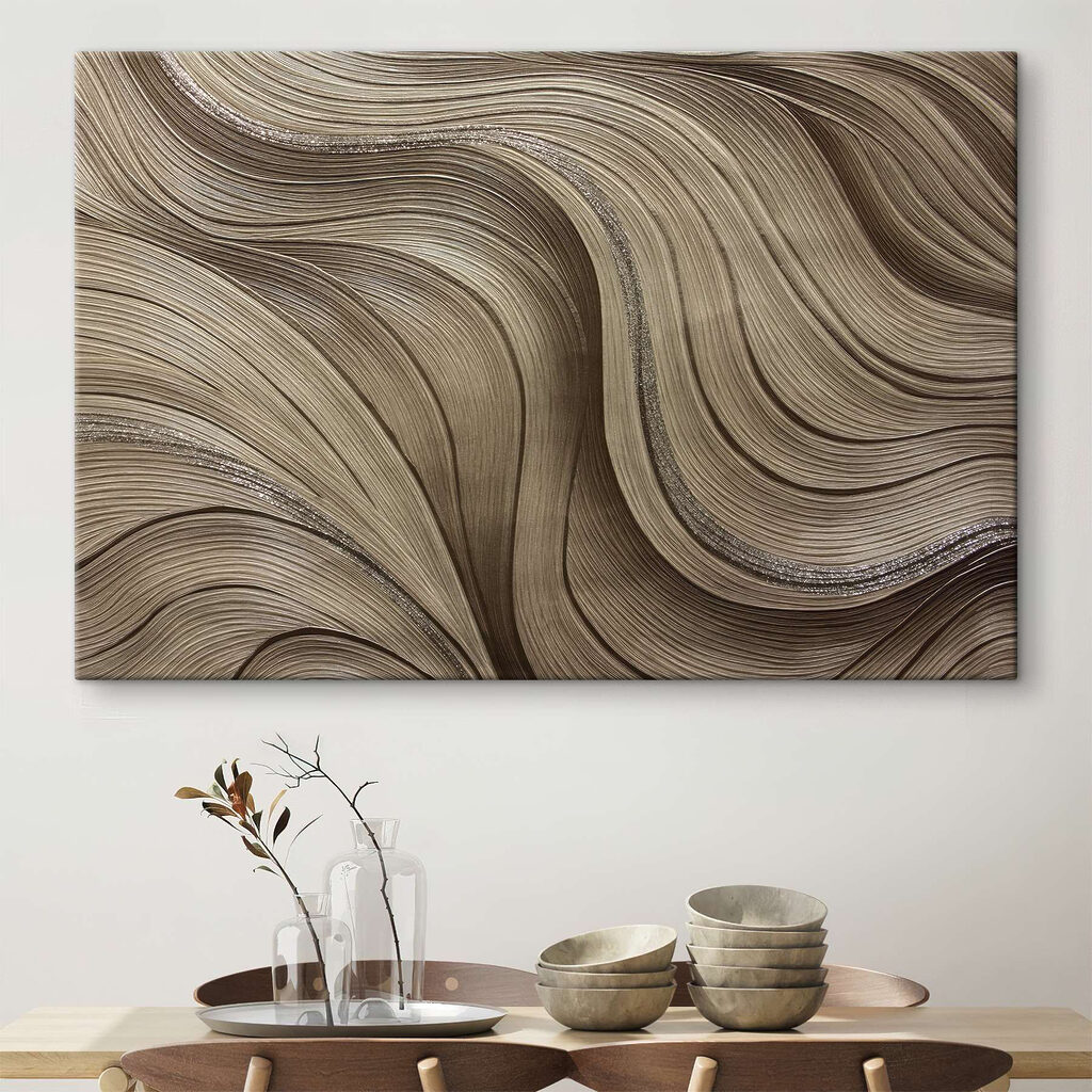 Subtle swirls of textured elegance