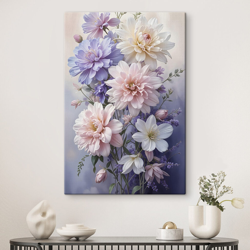 Group of flowers in a vase Group of flowers in a vase