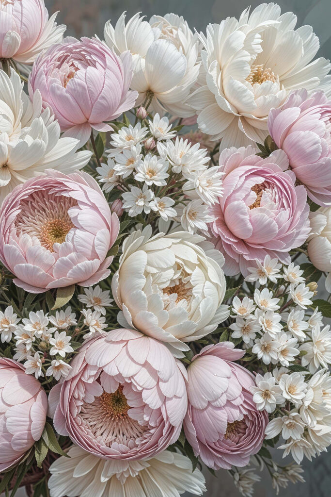 Group of flowers in a bouquet Group of flowers in a bouquet