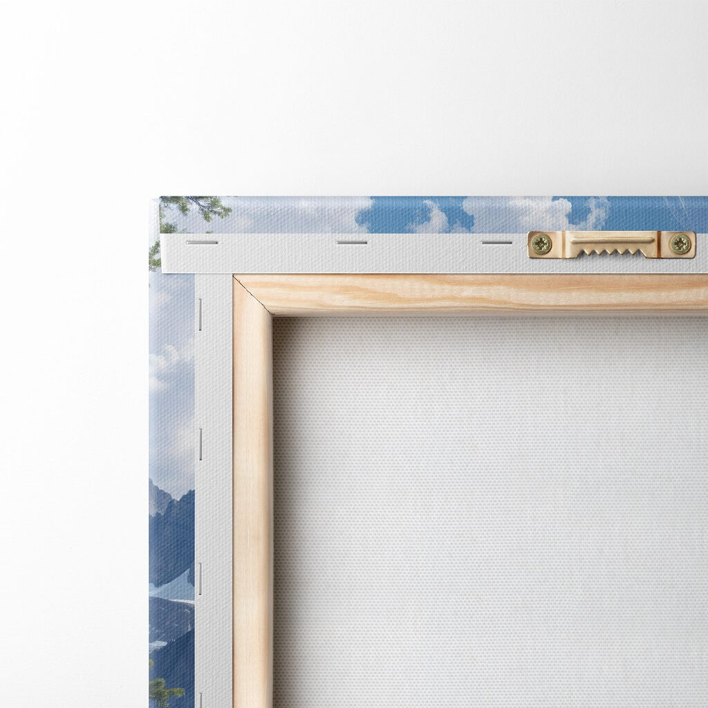 Lake surrounded by mountains Lake surrounded by mountains