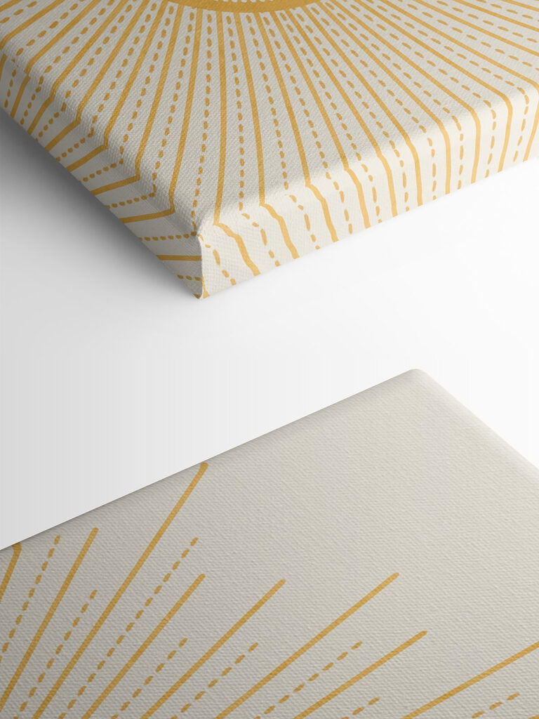 Sun with lines and dots Sun with lines and dots