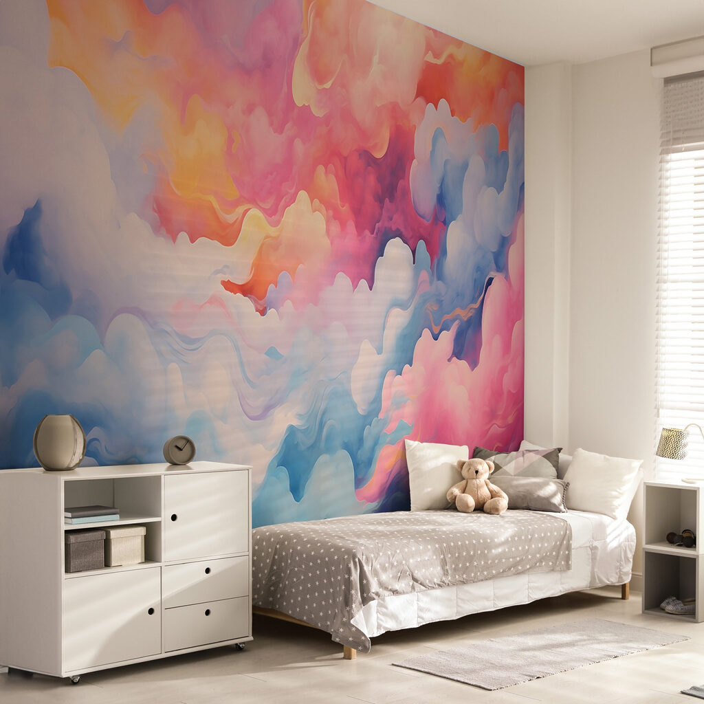 Colorful clouds in the sky