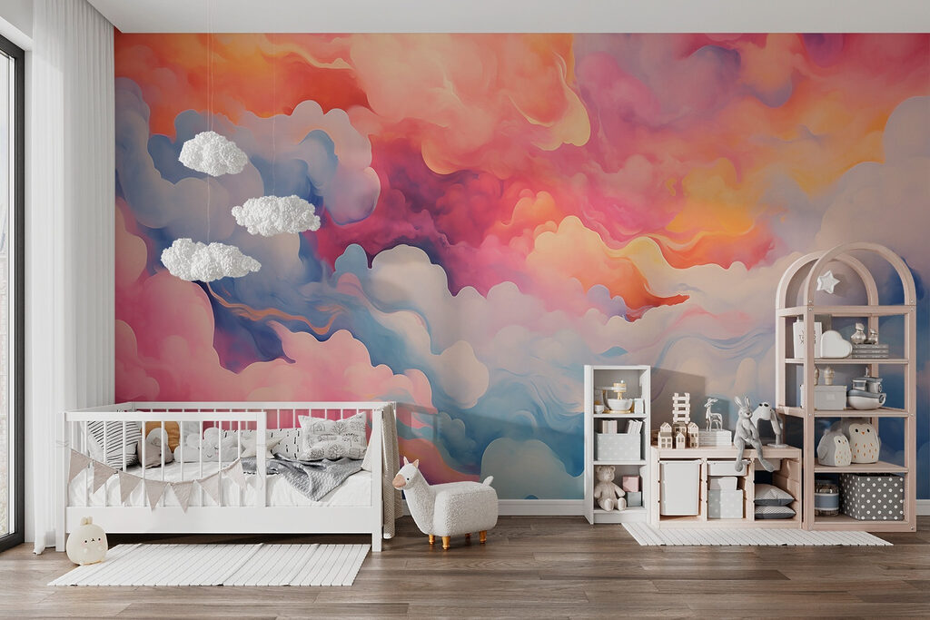 Colorful clouds in the sky