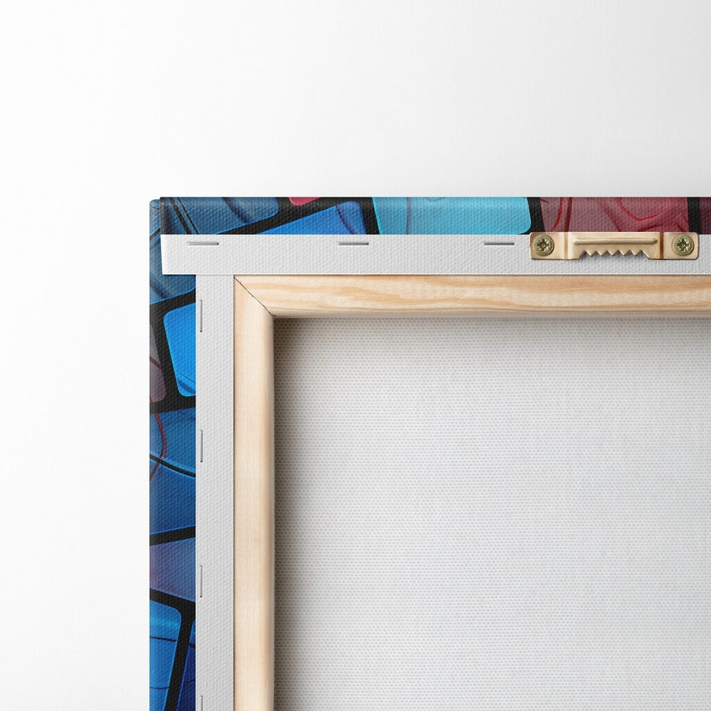 Colorful mosaic of squares Colorful mosaic of squares