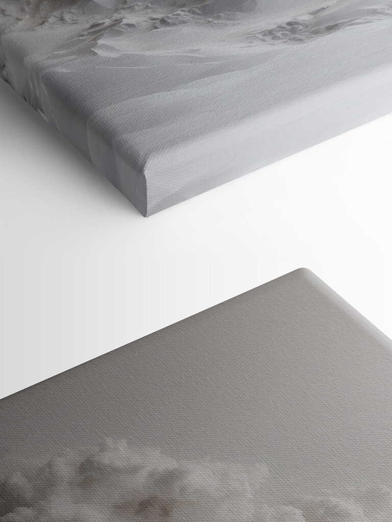 Mountain with smoke coming out of it