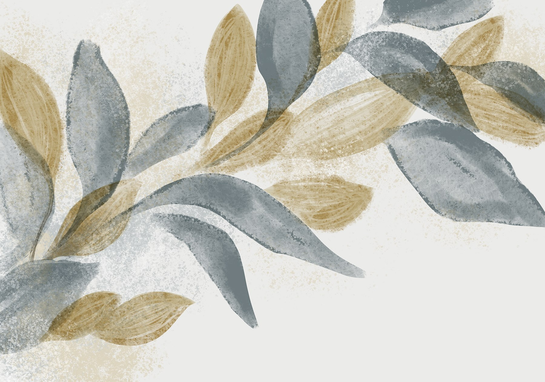 Soft leaves in gentle hues Soft leaves in gentle hues