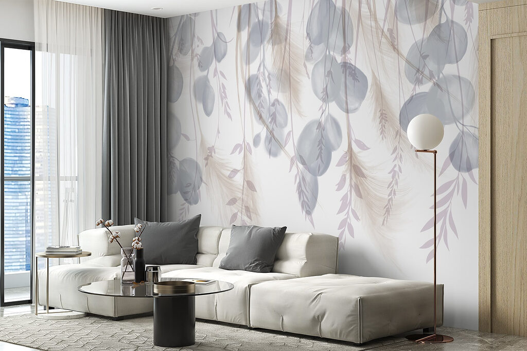 Serene botanical arrangement in soft hues Serene botanical arrangement in soft hues