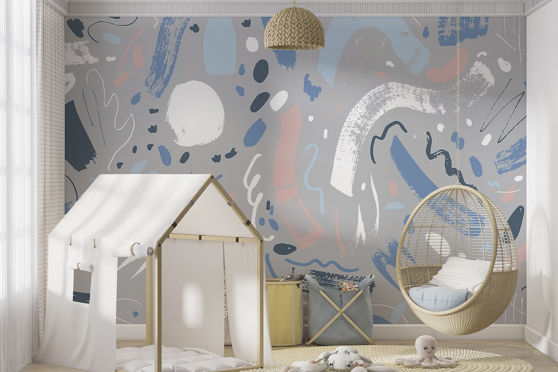 Pattern of different shapes and colors Pattern of different shapes and colors