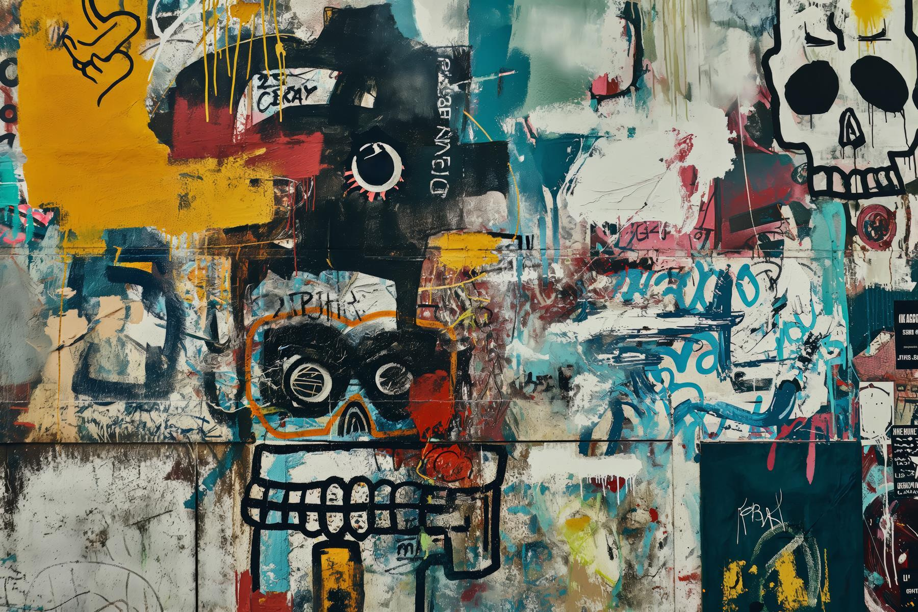 Wall with graffiti on it Wall with graffiti on it