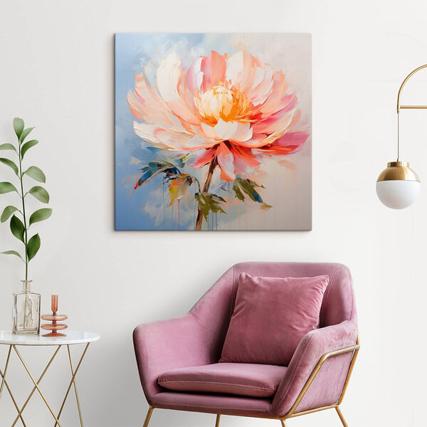 Maľba kvetu Maľba kvetu