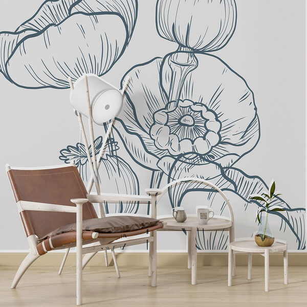 Kresba kvetov a púčikov Kresba kvetov a púčikov