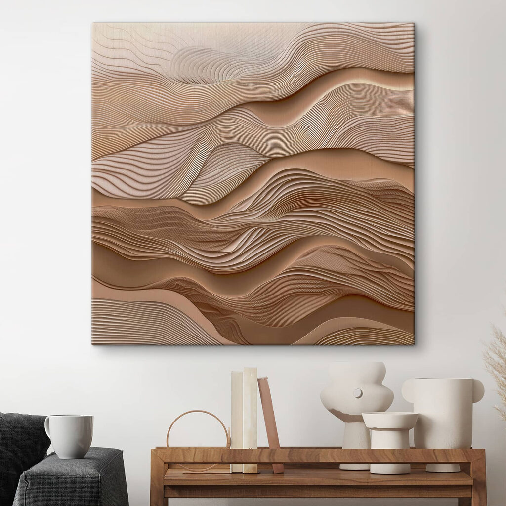 Soft waves of textured design Soft waves of textured design