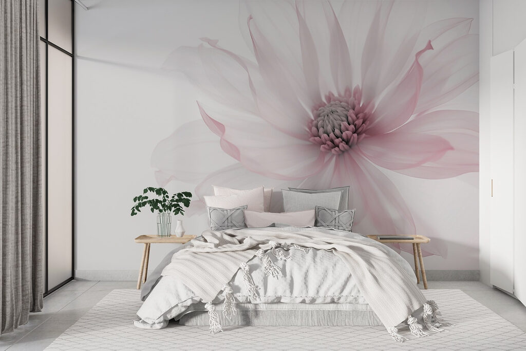 Delicate flower in soft hues