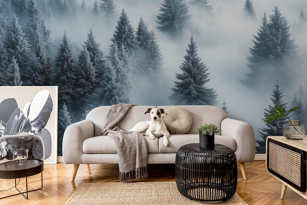 Group of trees covered in snow Group of trees covered in snow