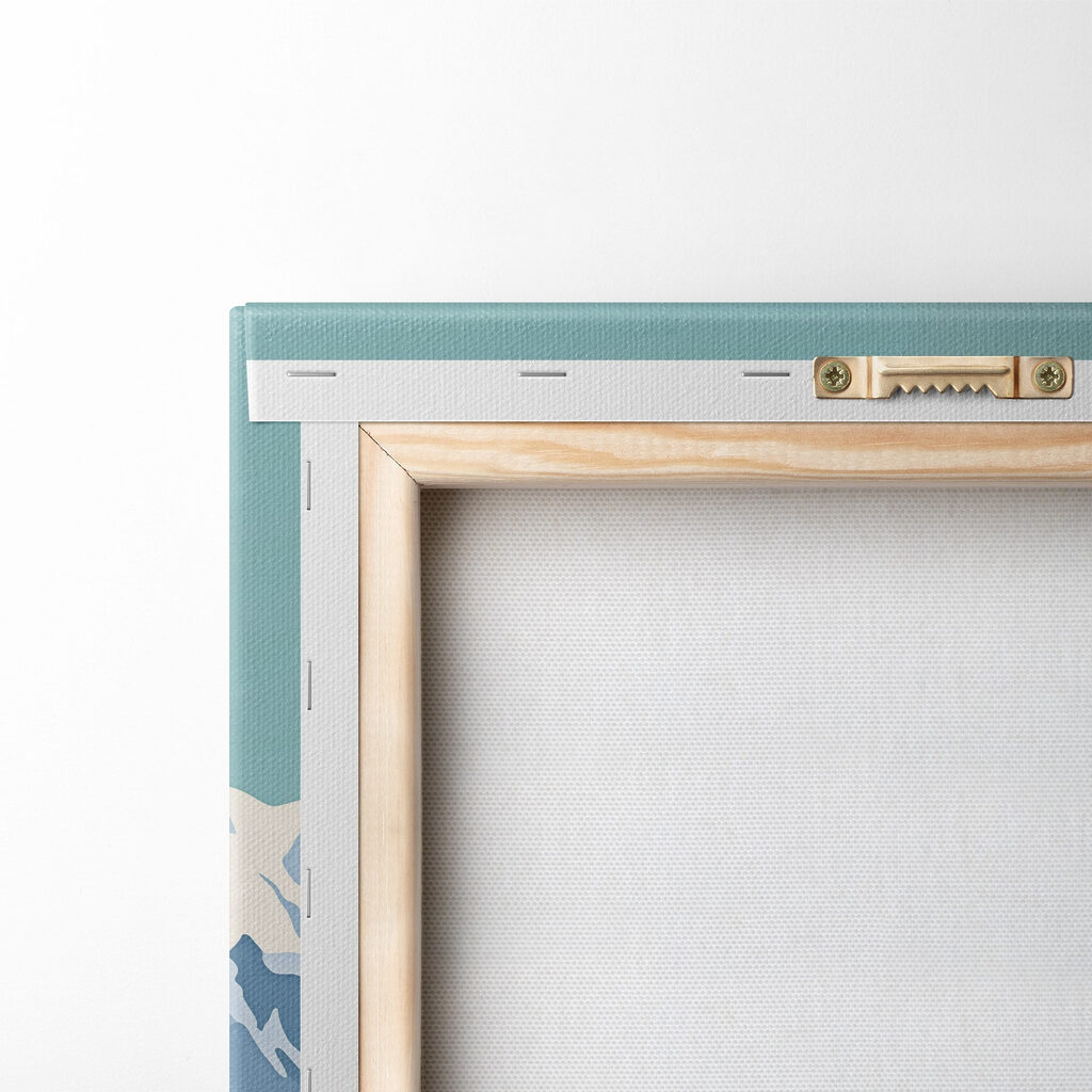 Car driving on a snowy road