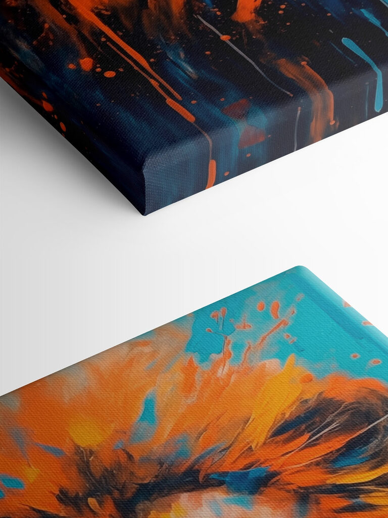 Painting of a lion Painting of a lion